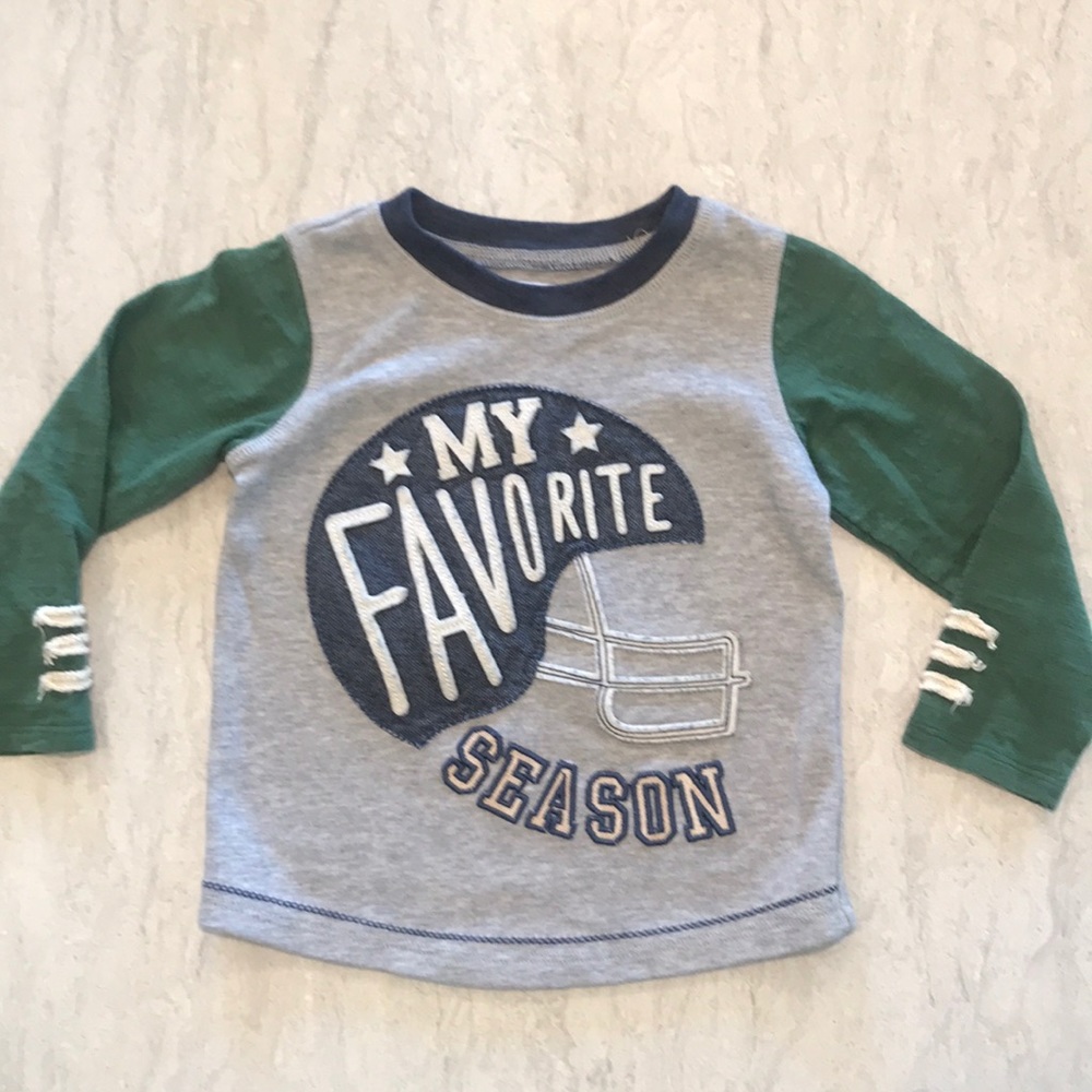 Mud pie ‘My favorite season’ football t-shirt